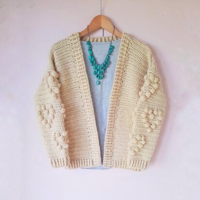 Bobble Heart Cardigan