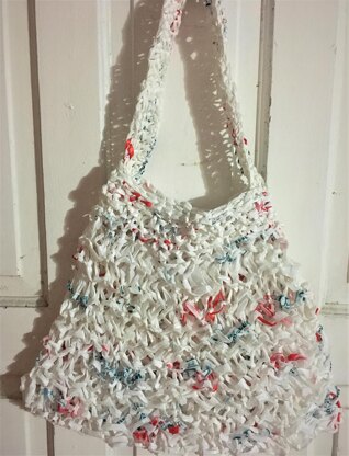 Recycled Plarn Stretchy Bag