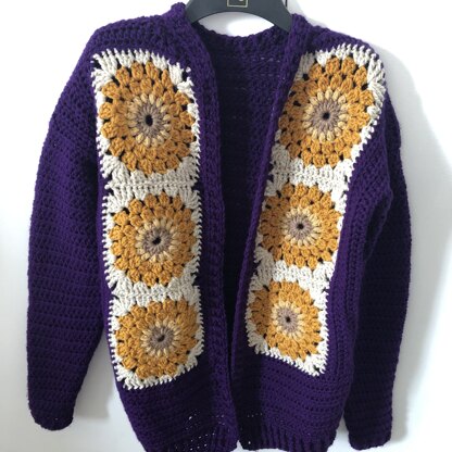 The Adult Sunflower Cardigan