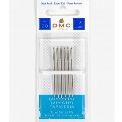 DMC Size 20 Tapestry Needles (6)