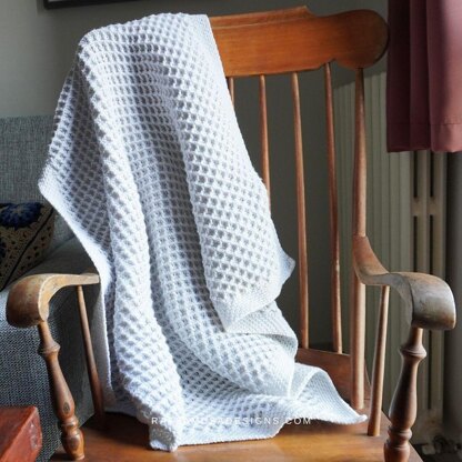 C2C Waffle Baby Blanket