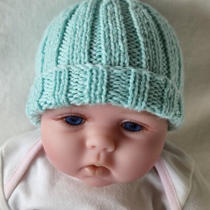 Jersey - Baby’s 8ply rib Beanie