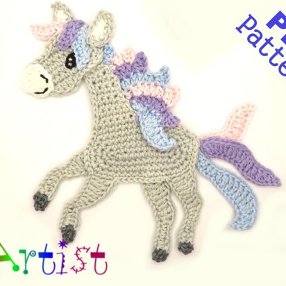 Horse / Unicorn  applique