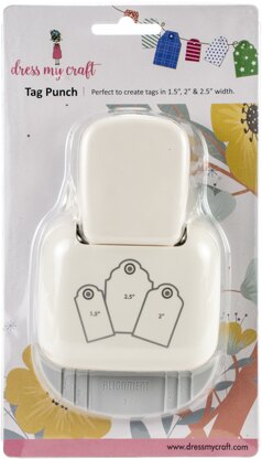 Dress My Craft Designer Punch - Rounded Tag