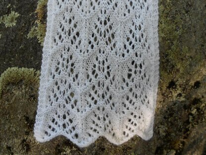Frost on The Trees Lace Scarf