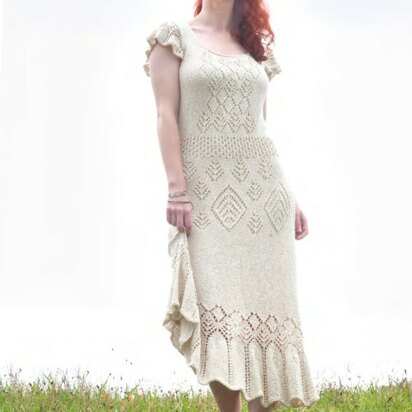 Esla Dress in Berroco Mantra - 404-1 - Downloadable PDF