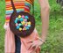 Flower Bag and Bracelet with embroidery