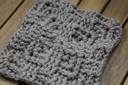 Basketweave granny square pattern