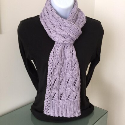 The Phoebe Lacy Cabled Scarf