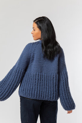 Women's Chunky Cashmere Brioche Crew Neck