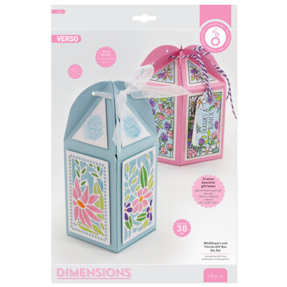 Dimensions Floral Stamped Boxes