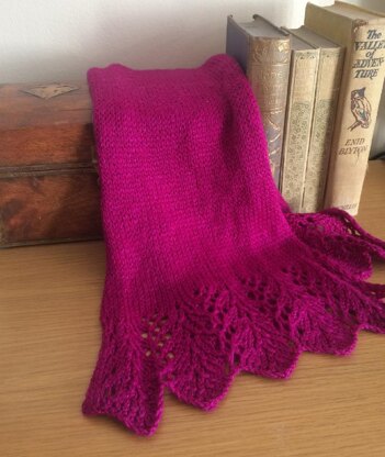 Fine Feathers Lace Scarf