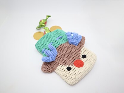 Reindeer Drawstring Treat Bag