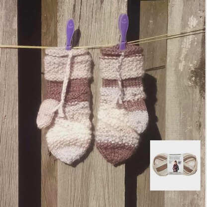 Wild Island Textured Mittens