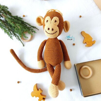 Amigurumi Monkey Crochet Animal Pattern