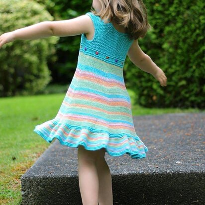 Shades of Summer Dress - knitting pattern