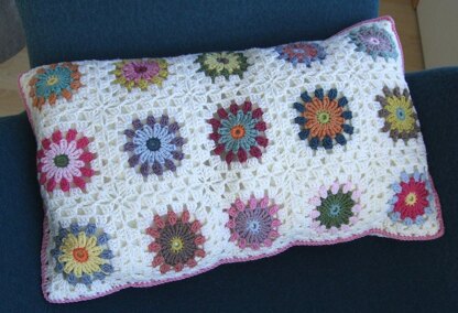 Flower Granny Pillow Cover