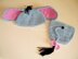 Donkey Baby Hat and Diaper Cover Set