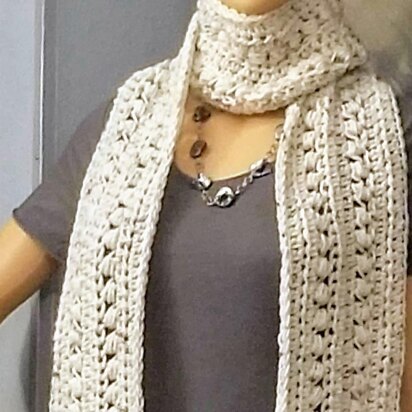 Bead Stitch unisex scarf