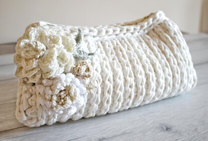 Wedding Bag with Flowers