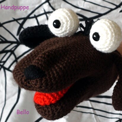 Crochet Pattern for the Hand Puppet Dog Bello!