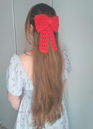 Crochet Lovely Hair Bow Pattern