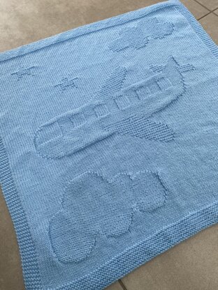 Aeroplane Baby Blanket