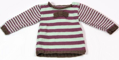 Strickanleitung Babypullover Hanna & Hannes in den Größen 62 bis 92, für mutige Anfänger