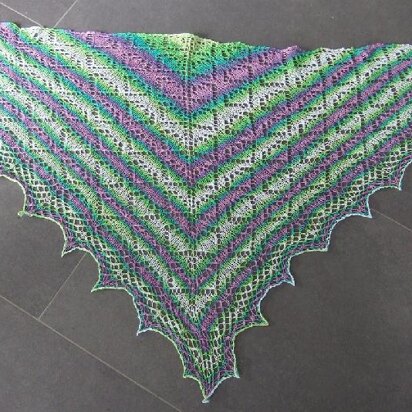 Lucy's sky with diamonds - knitting pattern