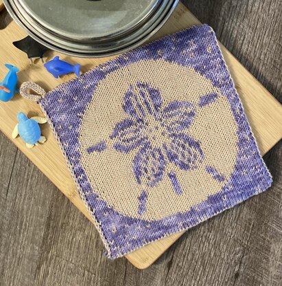 Sea Sand Dollar Potholder