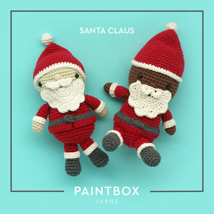 Paintbox Yarns Cotton Aran Santa Claus 4 Ball Crochet Kit