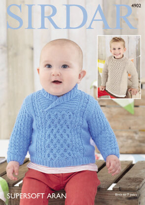 Sweaters in Sirdar Supersoft Aran - 4902 - Downloadable PDF