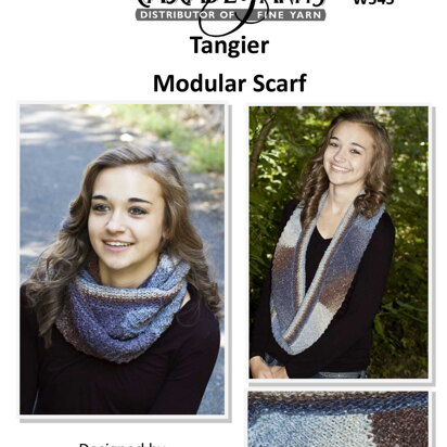 Modular Scarf in Cascade Yarns Tangier - W545 - Downloadable PDF