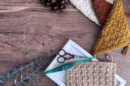 Slant Stitch Washcloth