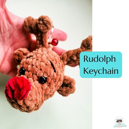 Rudolph Keychain