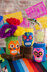 Day of the Dead Cozies in Red Heart Super Saver Economy Solids - LW4920 - Downloadable PDF