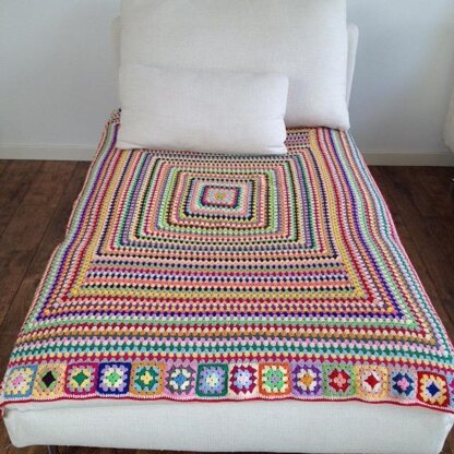 Granny Square Blanket