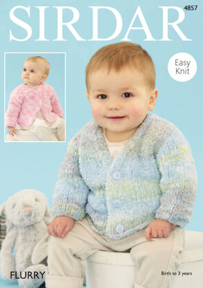 Cardigans in Sirdar Flurry Chunky - 4857 - Downloadable PDF