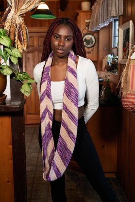 Bis-Bias Infinity Scarf