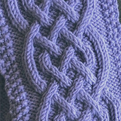 Celtic Cable Scarf