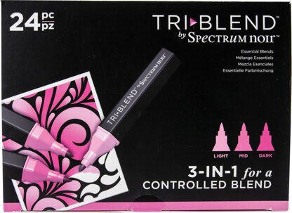 Spectrum Noir TriBlend Markers - Essential Blends 24 Pens
