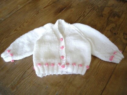 Baby Rosebud Cardigan