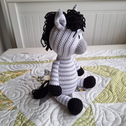 Zinnie the Baby Zebra