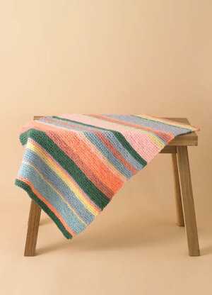 Paintbox Yarns Weekend Throws PDF (Free)