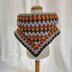 Granny Hooded Poncho Autumn