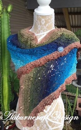 On The Wings of a Dragonfly Shawl