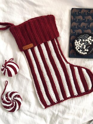 Swirly Christmas Stocking