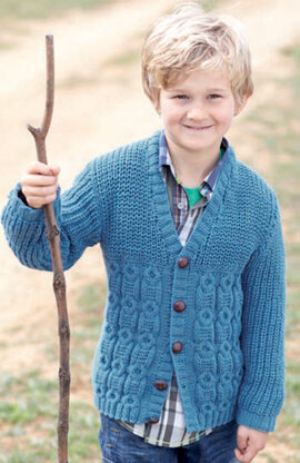 Man's and Boy's Cardigans in Sirdar Country Style DK - 7123 - Downloadable PDF