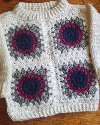 Kids Sunflower Sweater