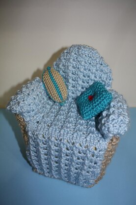 Sofa Tissue Box Cover- KNIT